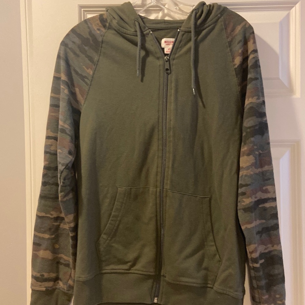 Mission khaki color hoodie